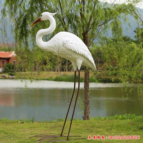 玻璃鋼白鷺雕塑尺寸