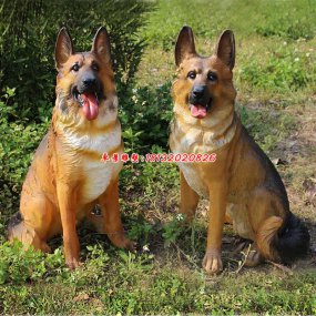 公園玻璃鋼雕塑狗狗