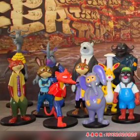 瘋狂動物城玻璃鋼