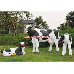 玻璃鋼雕塑仿真牛