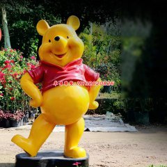 玻璃鋼卡通維尼熊