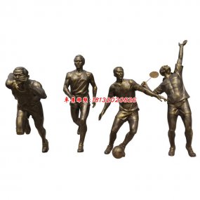 玻璃鋼運動員雕塑