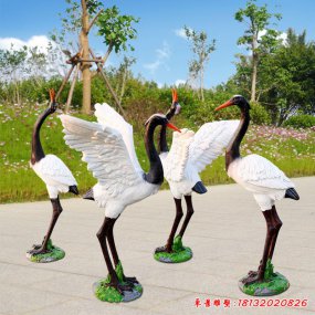 仿真仙鶴雕塑