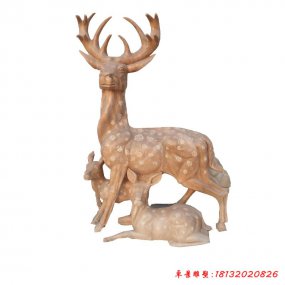發(fā)財(cái)鹿雕塑