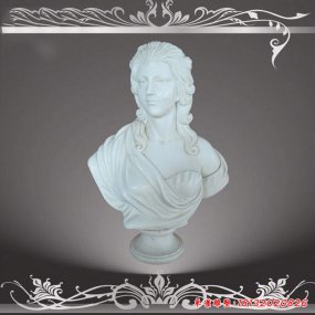 西方美女雕塑頭像
