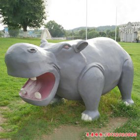 玻璃鋼仿真河馬