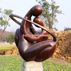 玻璃鋼雕塑 母子