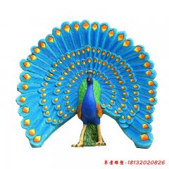 玻璃鋼仿真孔雀