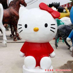 玻璃鋼卡通凱蒂貓