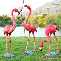 玻璃鋼仿真發(fā)光火烈鳥