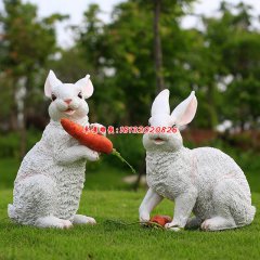 兔 玻璃鋼 雕塑