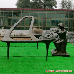 玻璃鋼人物彈鋼琴