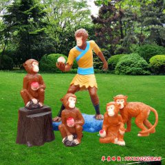 玻璃鋼西游記人物雕塑