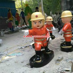 消防玻璃鋼雕塑