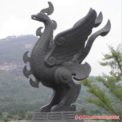 銅雕鳳凰雕塑 吉祥銅鳳凰雕塑