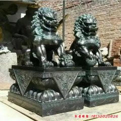 鎮宅化煞銅獅子