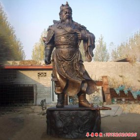 關(guān)公銅雕寺廟