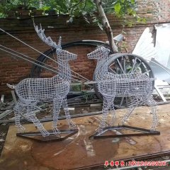 不銹鋼編織雕塑