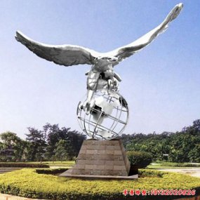 不銹鋼動(dòng)物園景觀雕塑