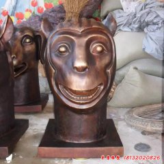 銅雕旺財(cái)狗