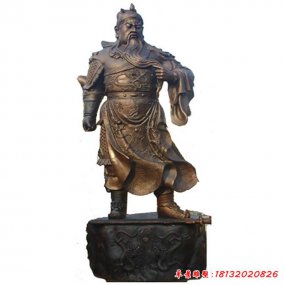 武關(guān)公銅雕像